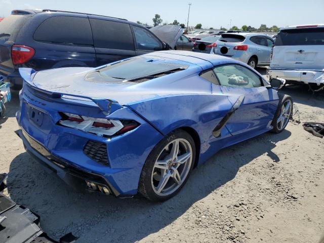 1G1YB2D46M5103799 - 2021 CHEVROLET CORVETTE STINGRAY 2LT BLUE photo 3