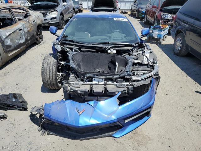 1G1YB2D46M5103799 - 2021 CHEVROLET CORVETTE STINGRAY 2LT BLUE photo 5