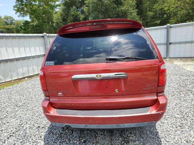 2A4GP64L96R818515 - 2006 CHRYSLER TOWN & COU LIMITED RED photo 6