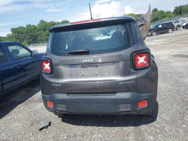 ZACCJBAB0HPF29122 - 2017 JEEP RENEGADE SPORT GRAY photo 6