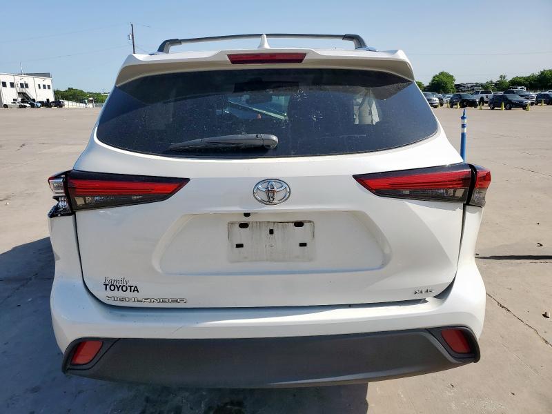 5TDGZRAH6MS051275 - 2021 TOYOTA HIGHLANDER XLE 白色 照片 6
