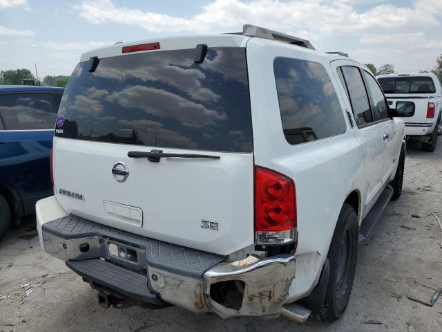 5N1BA08C17N711980 - 2007 NISSAN ARMADA SE WHITE photo 3