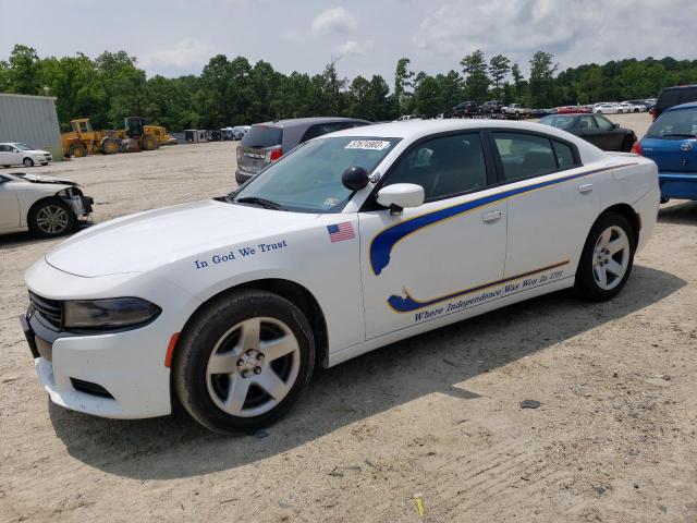 2C3CDXAT6HH526003 - 2017 DODGE CHARGER POLICE WHITE photo 1