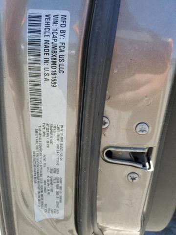 1C4PJMBX8MD161689 - 2021 JEEP CHEROKEE TRAILHAWK GOLD photo 13