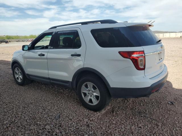 1FM5K7B87DGB78038 - 2013 FORD EXPLORER WHITE photo 2