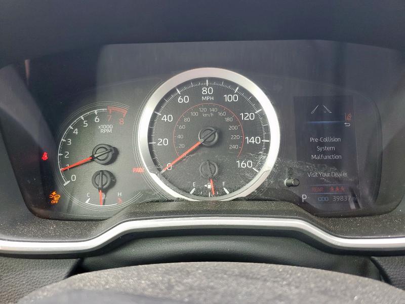 JTND4MBE9N3181123 - 2022 TOYOTA COROLLA SE BLUE photo 9