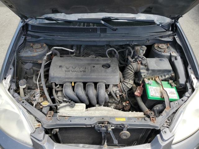 2T1KR30E67C671118 - 2007 TOYOTA COROLLA MA XR GRAY photo 11