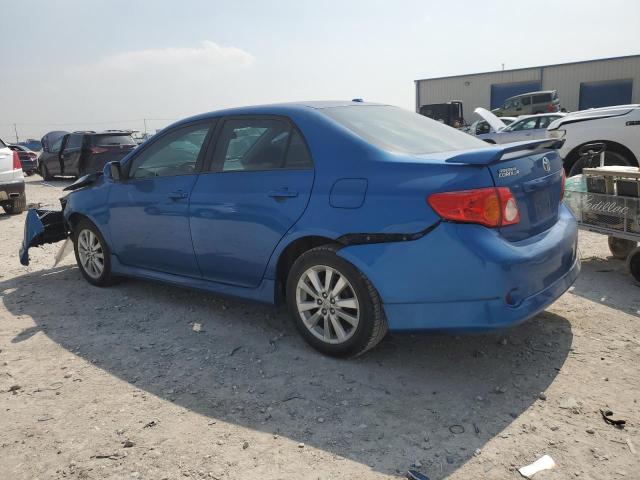 2T1BU4EE9AC459141 - 2010 TOYOTA COROLLA BASE BLUE photo 2