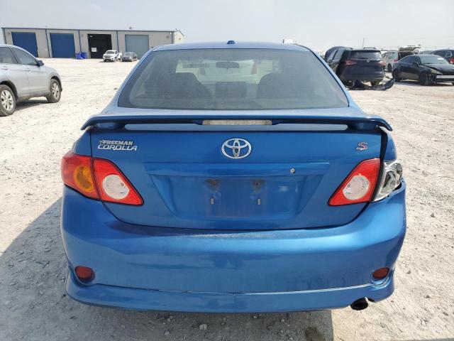 2T1BU4EE9AC459141 - 2010 TOYOTA COROLLA BASE BLUE photo 6