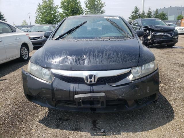 2HGFA16649H017581 - 2009 HONDA CIVIC LX-S Սև լուսանկար 5