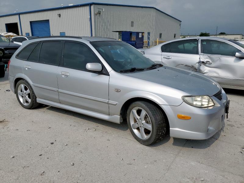 JM1BJ245231140539 - 2003 MAZDA PROTOGE5 PR5 SILVER photo 4