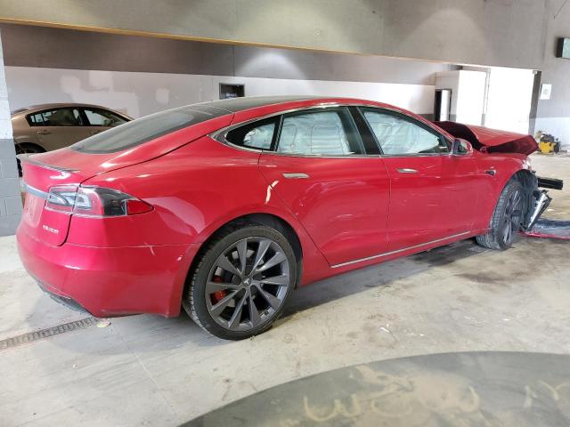 5YJSA1E43MF426361 - 2021 TESLA MODEL S წითელი ფოტო 3