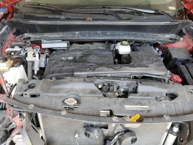 5N1DR2MM4JC649148 - 2018 NISSAN PATHFINDER S RED photo 12