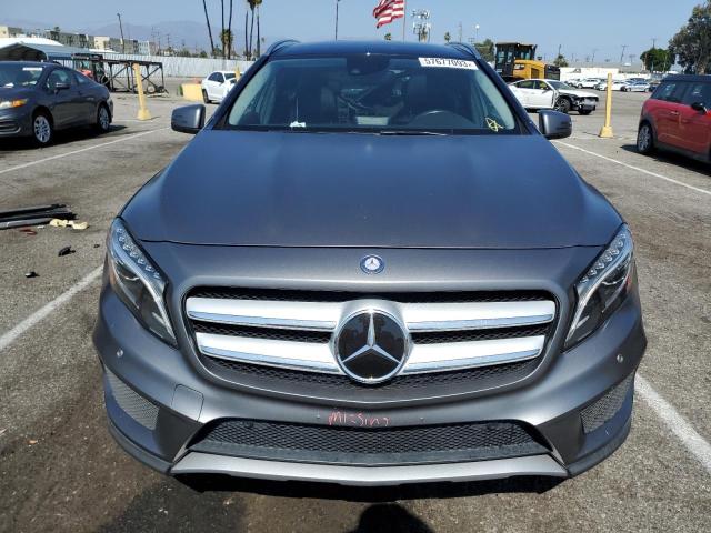 WDCTG4GB5FJ109168 - 2015 MERCEDES-BENZ GLA 250 4MATIC GRAY photo 5