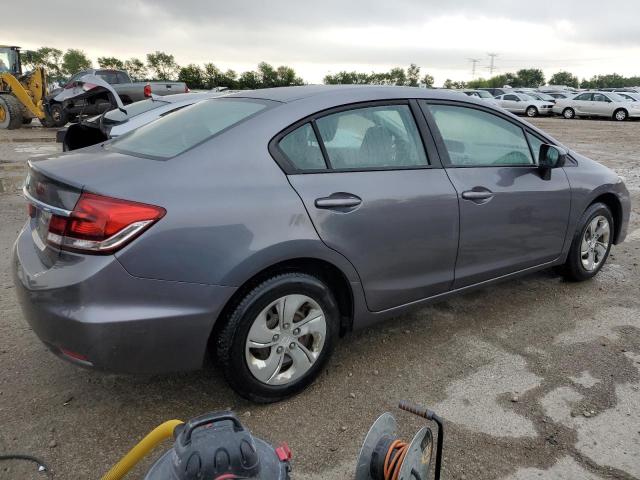 19XFB2F5XFE074819 - 2015 HONDA CIVIC LX GRAY photo 3