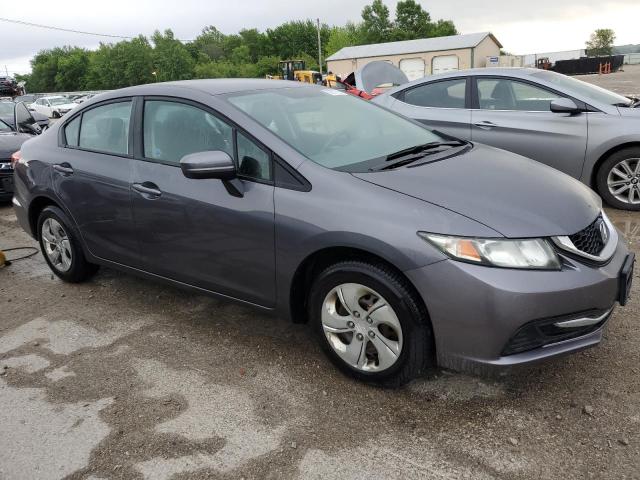 19XFB2F5XFE074819 - 2015 HONDA CIVIC LX GRAY photo 4