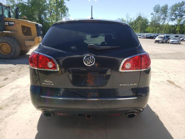 5GALRAED8AJ174920 - 2010 BUICK ENCLAVE CX BLACK photo 6