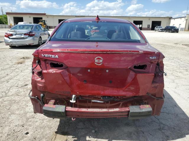 3N1CN8FV8ML876293 - 2021 NISSAN VERSA SR BURGUNDY photo 6