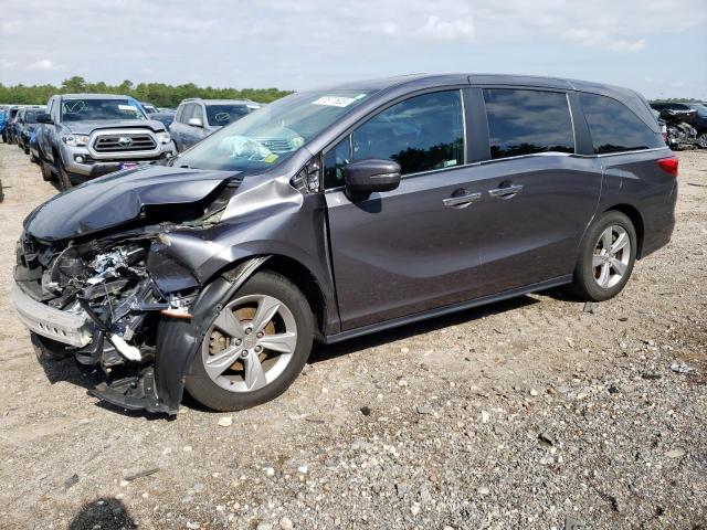 5FNRL6H76JB091152 - 2018 HONDA ODYSSEY EXL GRAY photo 1