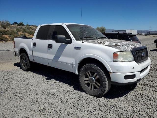 1FTPW14554KC72319 - 2004 FORD F150 SUPERCREW WHITE photo 4