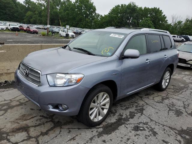 JTEEW44A282008479 - 2008 TOYOTA HIGHLANDER HYBRID LIMITED BLUE photo 1