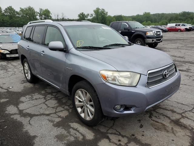 JTEEW44A282008479 - 2008 TOYOTA HIGHLANDER HYBRID LIMITED BLUE photo 4