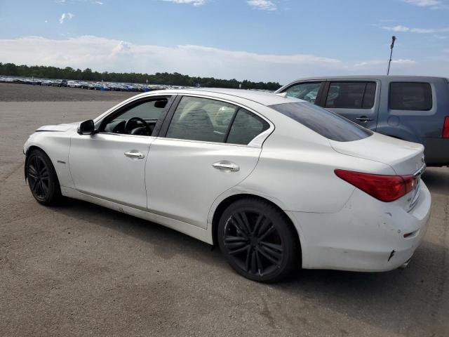 JN1AV7AR1EM700401 - 2014 INFINITI Q50 HYBRID PREMIUM WHITE photo 2