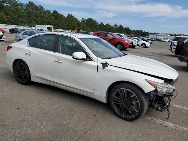 JN1AV7AR1EM700401 - 2014 INFINITI Q50 HYBRID PREMIUM WHITE photo 4