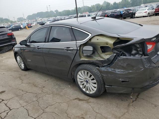 3FA6P0LU7GR285638 - 2016 FORD FUSION SE HYBRID GRAY photo 2