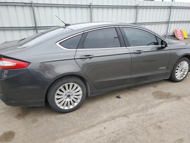 3FA6P0LU7GR285638 - 2016 FORD FUSION SE HYBRID GRAY photo 3