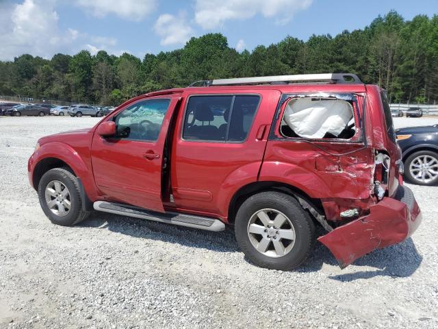 5N1AR18U09C600435 - 2009 NISSAN PATHFINDER S RED photo 2
