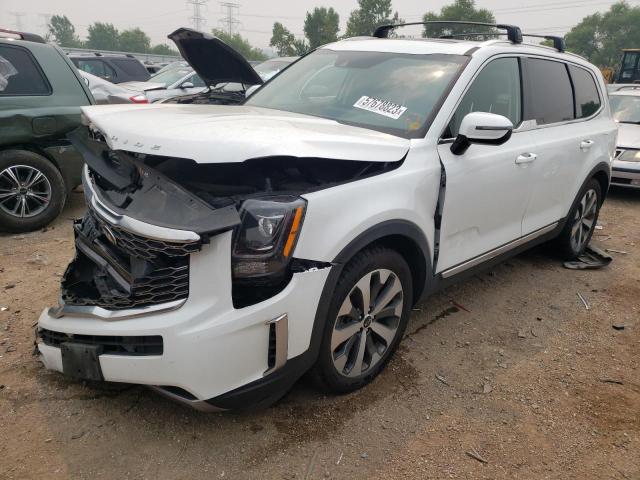 5XYP3DHC7LG067785 - 2020 KIA TELLURIDE EX WHITE photo 1