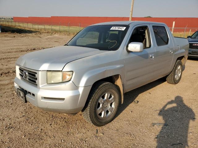 2HJYK16517H520599 - 2007 HONDA RIDGELINE RTL SILVER photo 2