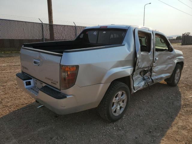 2HJYK16517H520599 - 2007 HONDA RIDGELINE RTL SILVER photo 4