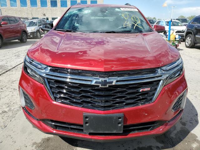 3GNAXWEV8NS185459 - 2022 CHEVROLET EQUINOX RS RED photo 5