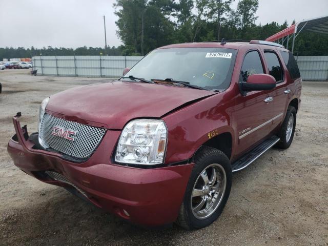 1GKFC03289R248850 - 2009 GMC YUKON DENALI RED photo 2