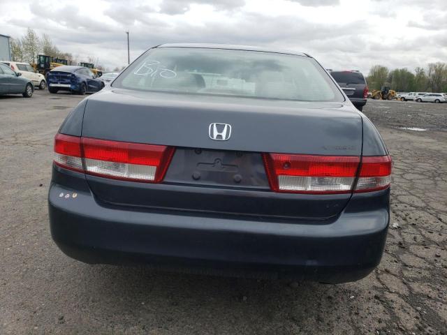 1HGCM55343A142885 - 2003 HONDA ACCORD LX BLUE photo 6