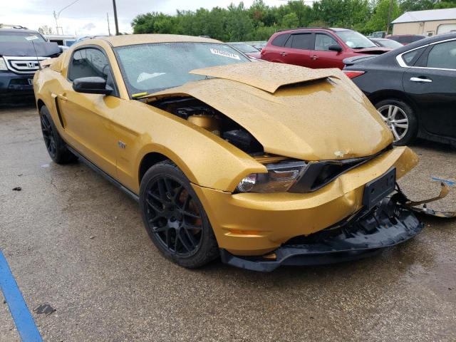 1ZVBP8CHXA5147383 - 2010 FORD MUSTANG GT GOLD photo 4