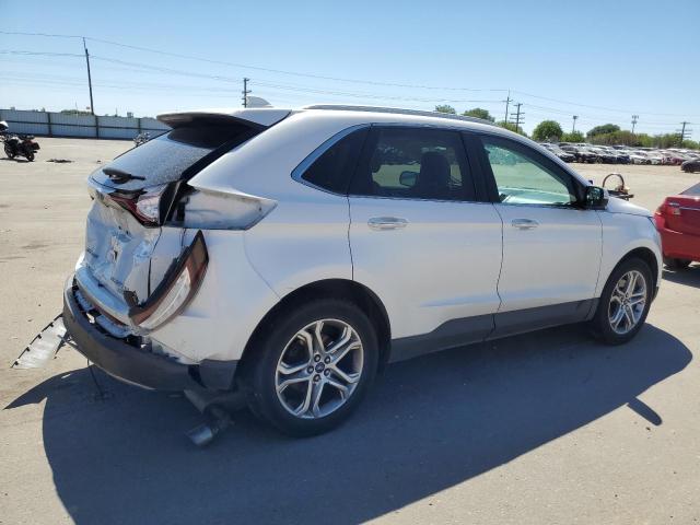 2FMTK4K92FBB56781 - 2015 FORD EDGE TITANIUM WHITE photo 3