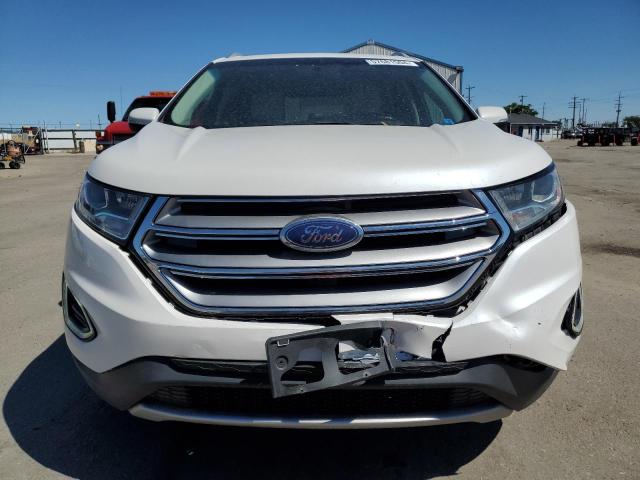 2FMTK4K92FBB56781 - 2015 FORD EDGE TITANIUM WHITE photo 5