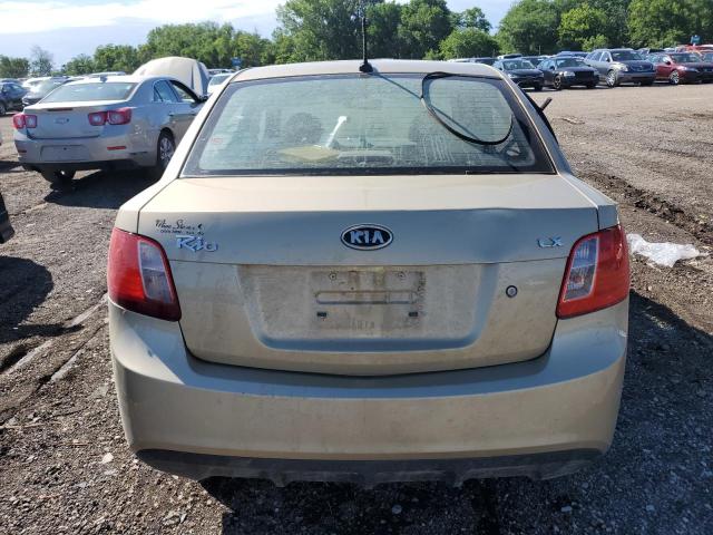 KNADH4A36B6742667 - 2011 KIA RIO BASE TAN photo 6