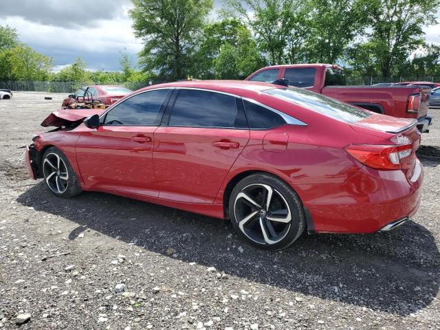 1HGCV1F35MA119623 - 2021 HONDA ACCORD SPORT RED photo 2
