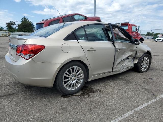 1G1PJ5SC1C7118966 - 2012 CHEVROLET CRUZE ECO BEIGE photo 3