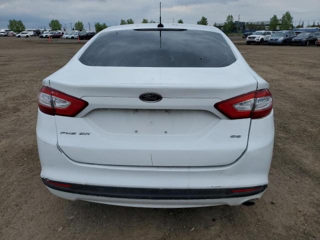 3FA6P0H72ER105188 - 2014 FORD FUSION SE WHITE photo 6