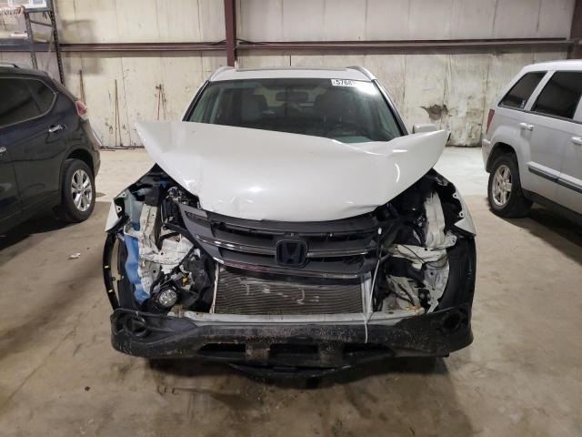 5J6RM4H79DL077601 - 2013 HONDA CR-V EXL WHITE photo 5