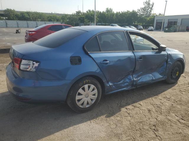 3VW2K7AJXFM404736 - 2015 VOLKSWAGEN JETTA BASE 蓝色 照片 3