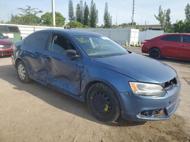 3VW2K7AJXFM404736 - 2015 VOLKSWAGEN JETTA BASE 蓝色 照片 4