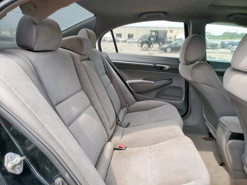 1HGFA16878L028240 - 2008 HONDA CIVIC EX BLACK photo 10