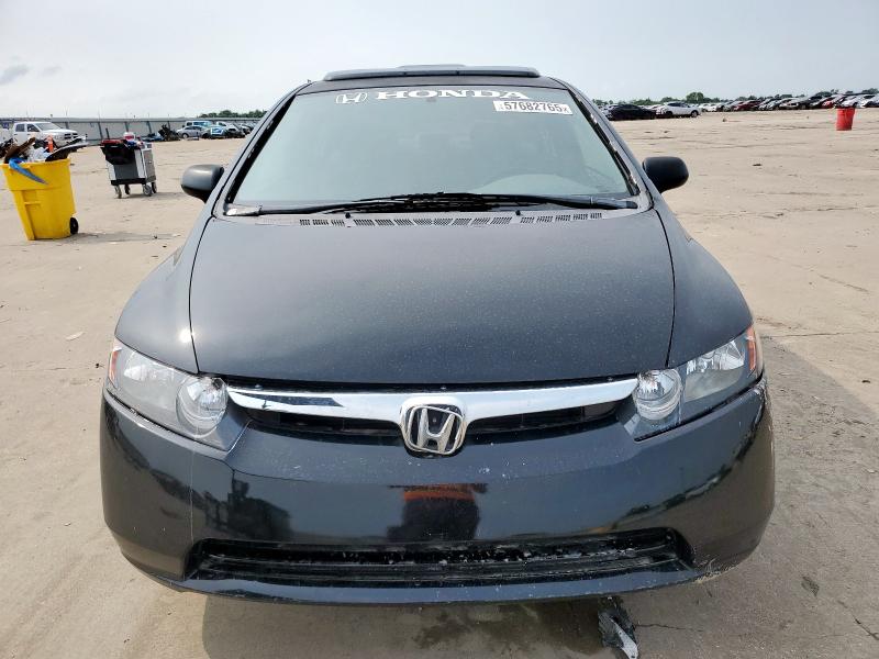 1HGFA16878L028240 - 2008 HONDA CIVIC EX BLACK photo 5