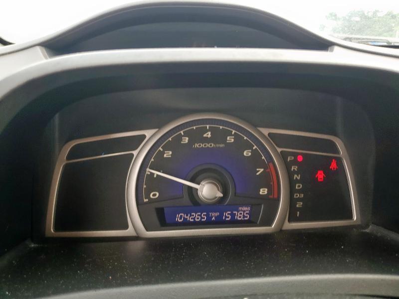 1HGFA16878L028240 - 2008 HONDA CIVIC EX BLACK photo 9